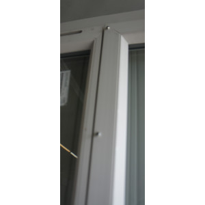 Porte-Fenêtre PVC 2 Vantaux + Volet Accordéon H216xL115 | PRE073