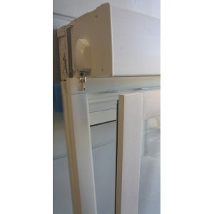 Fenêtre PVC Opaque Oscillo-Battant H155 x L55 cm