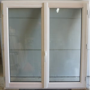 Fenêtre Double Vitrage Bois Prépeint 127x122 | Fin de Chantier