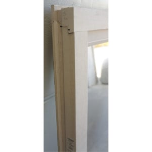 Fenêtre Double Vitrage Bois Prépeint 127x122 | Fin de Chantier