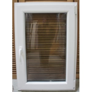 Fenêtre PVC Oscillo-Battant 1 Vantail H98 x L66 cm | RAL 7016