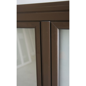 Fenêtre Aluminium Oscillo-Battant H129xL104 | Fin de Chantier