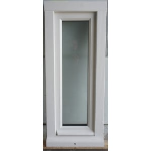 Petite Fenêtre Bois Opaque H82 x L34 cm | Fin de Chantier