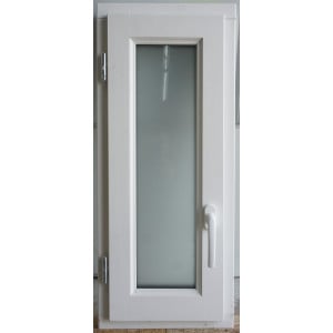 Petite Fenêtre Bois Opaque H82 x L34 cm | Fin de Chantier