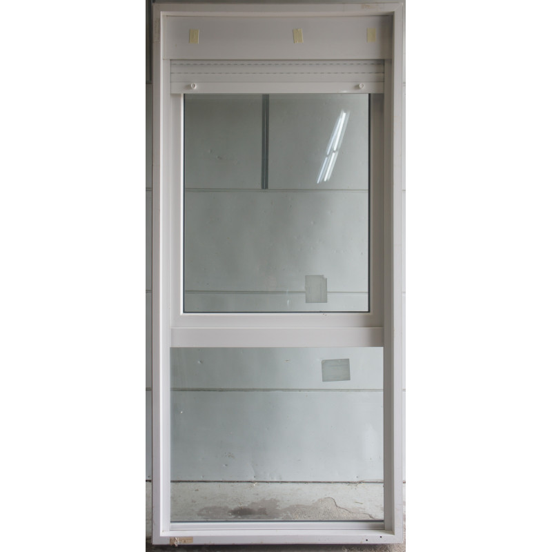 Fenêtre PVC 1 Vantail + Allège Fixe & Volet | H232 x L108 cm