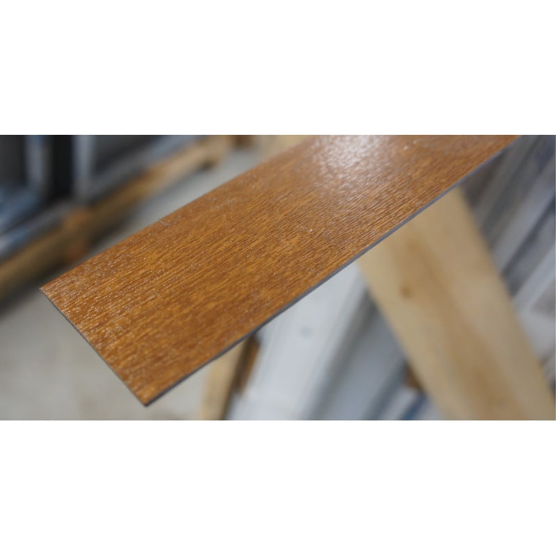 Plat pvc chêne doré 60mm