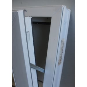 Châssis Abattant PVC Anthracite/Blanc 48x46 cm | Ref MTU102