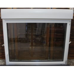 fenêtre 1 vantail aluminium+volet