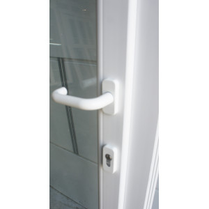 Baie Vitrée PVC Blanc H231xL183 | Fab. Française | LKE040