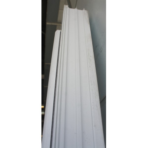 Baie Vitrée PVC Blanc H231xL183 | Fab. Française | LKE040