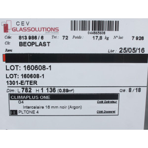 lot de 6 fenêtres pvc blanc