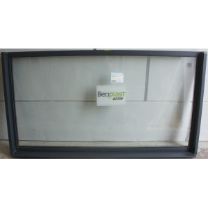 châssis aluminium vitre fixe