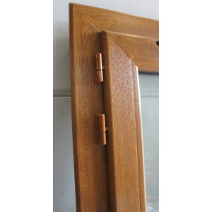 fenêtre pvc chêne doré