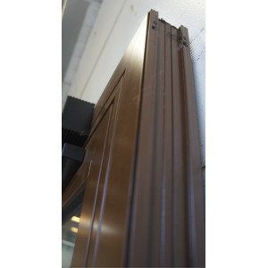 Porte Aluminium Vitrée H220xL102 - Anti-Panique RAL 8015