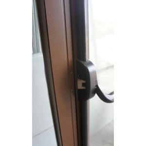 Porte Aluminium Vitrée H220xL102 - Anti-Panique RAL 8015