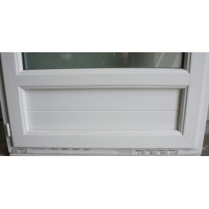 Porte-Fenêtre PVC Blanc H200xL86 - Soubassement & Vitrage