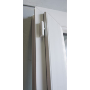 Porte-Fenêtre PVC Blanc H200xL86 - Soubassement & Vitrage