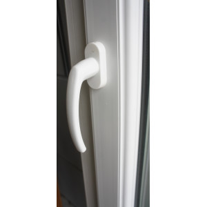 Porte-Fenêtre PVC Blanc H219xL70 - Vitrage 24mm (MAC024)
