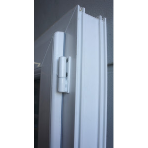 Fenêtre PVC Blanc (H164 x L102 cm) – 2 Vantaux Double Vitrage 4/16/4