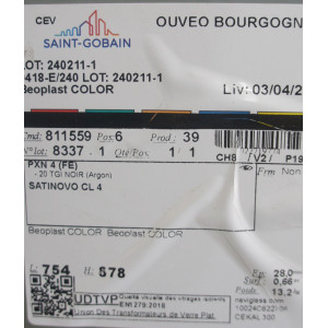 Fenêtre PVC Chêne Doré/Blanc 1 Vantail Oscillo-Battant | MAC037
