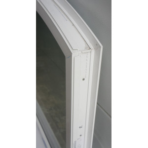 Châssis Fixe PVC Blanc H144xL60 cm avec Croisillons | MAC009