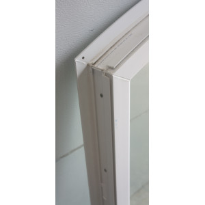 Châssis Fixe PVC Blanc H144xL60 cm avec Croisillons | MAC009