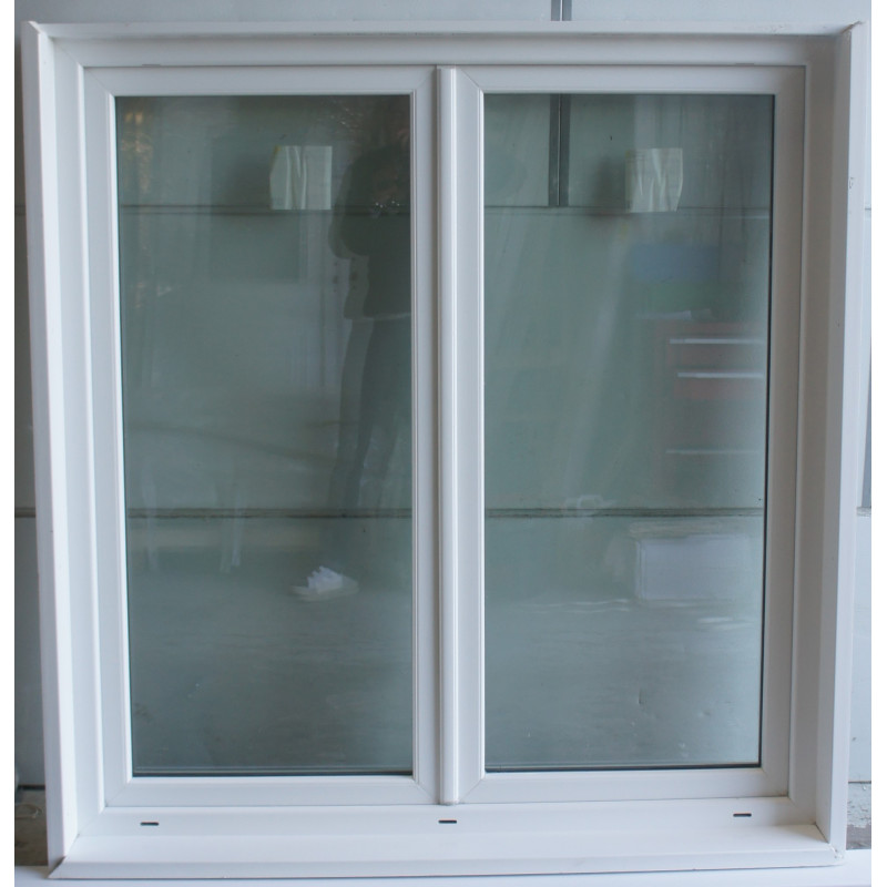 Fenêtre PVC blanc 2 vantaux