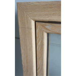 Fenêtre PVC Blanc H110 x L132 cm 2 Vantaux | Ref MAC032