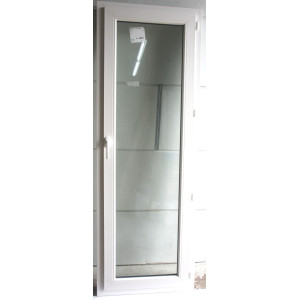 Porte-Fenêtre PVC Blanc H219xL70 - Vitrage 24mm (MAC024)