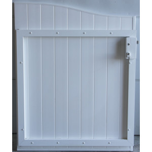 portillon pvc blanc