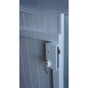 portillon pvc blanc