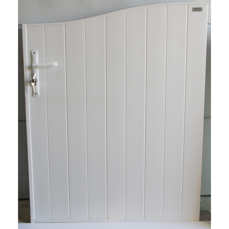 portillon pvc blanc