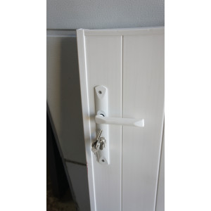 portillon pvc blanc