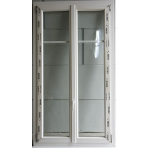 Fenêtre PVC blanc 2 vantaux