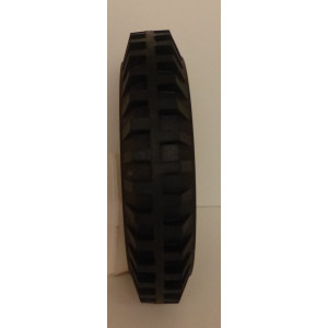 Roue caoutchouc acier