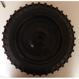 Roue caoutchouc acier