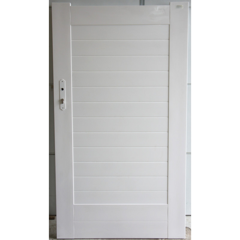 portillon pvc blanc