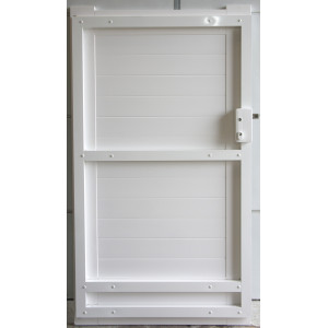 portillon pvc blanc