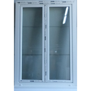 Fenêtre PVC blanc 2 vantaux