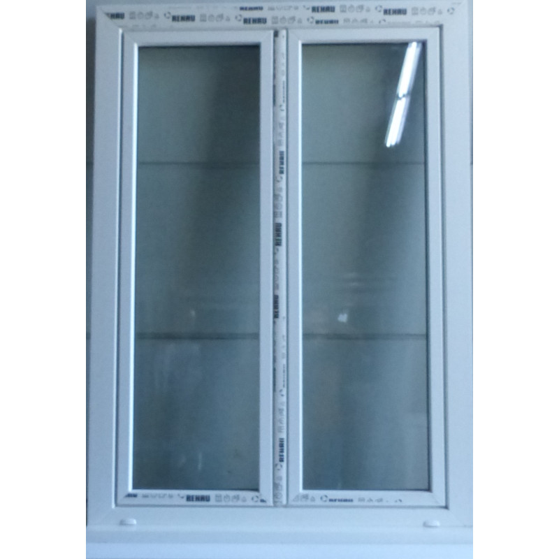 Fenêtre PVC blanc 2 vantaux