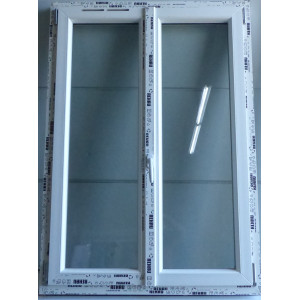 Fenêtre PVC blanc 2 vantaux