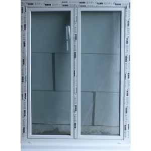 Fenêtre PVC blanc 2 vantaux