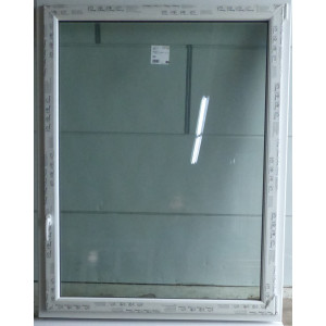 Grande fenêtre PVC blanc