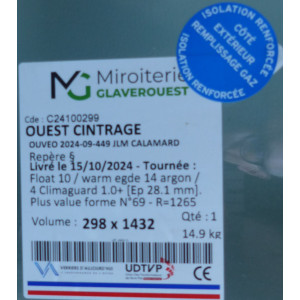 Fenêtre PVC cintrée