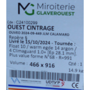 Fenêtre cintrée PVC
