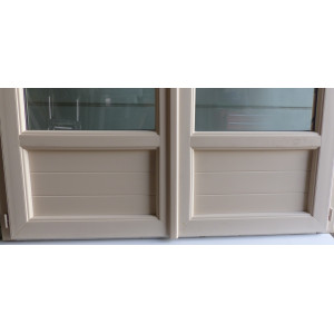 Porte fenêtre PVC beige