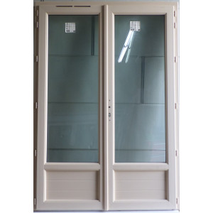 Porte fenêtre PVC beige