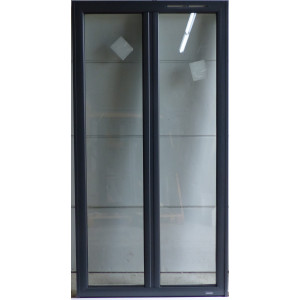 Fenêtre aluminium blanc/antharcite