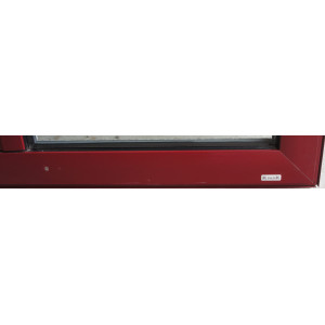 Fenêtre aluminium blanc/bordeau