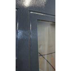 Porte PVC Anthracite Recto-Verso H218 x L96 | Fin de Chantier